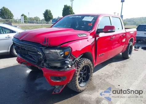 2020 Ram 1500 Big Horn 4X4 5'7 Box from USA, damaged, VIN 1C6SRFFT9LN385267